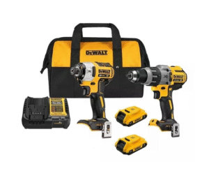 Combo Dewalt rotomartillo 1/2″ DCD805 + atornillador de impacto DCF887. 20v max DCK2490D2