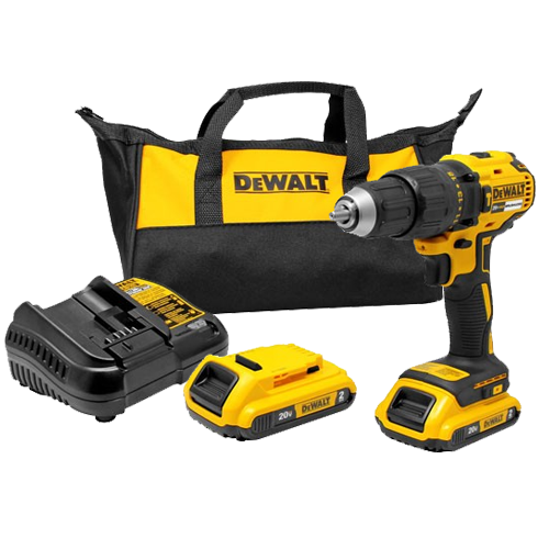 0758-0263 Rotomartillo Dewalt max brushless 20v 1/2″ C/2 bat y carg DCD7781D2-B3