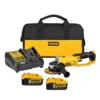 DCG412P2 Esmeriladora Dewalt 20V 4 1/2″ c/2 baterías y cargador DCG412P2