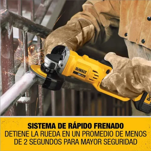 DCG412P2_5 Esmeriladora Dewalt 20V 4 1/2″ c/2 baterías y cargador DCG412P2