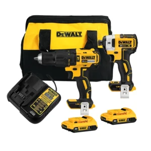 Combo Dewalt rotomartillo + atornillador de impacto 20v max DCK223D2-B3