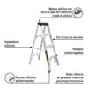 20686 - Escalera de tijera tipo III 3 escalones, PRETUL