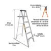 20689 - Escalera de tijera tipo III 6 escalones, PRETUL