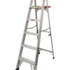 Escalera de tijera de aluminio (C-2312-06N) C-2380-06S