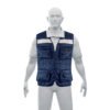 104175 - Chaleco brigadista reforzado, azul marino, M, TRUPER EXPERT