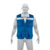104169 - Chaleco brigadista reforzado, azul rey, G, TRUPER EXPERT
