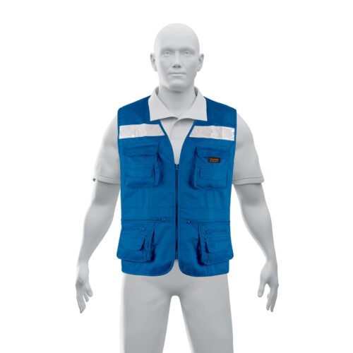 104169 - Chaleco brigadista reforzado, azul rey, G, TRUPER EXPERT