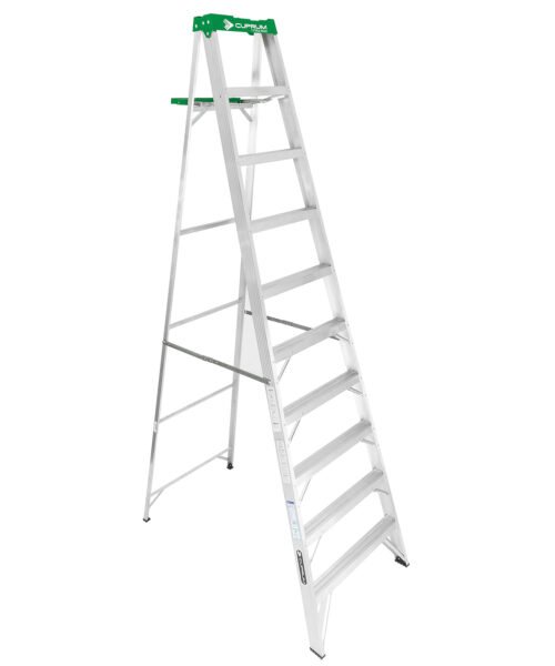 Escalera de tijera de aluminio C-2213-10