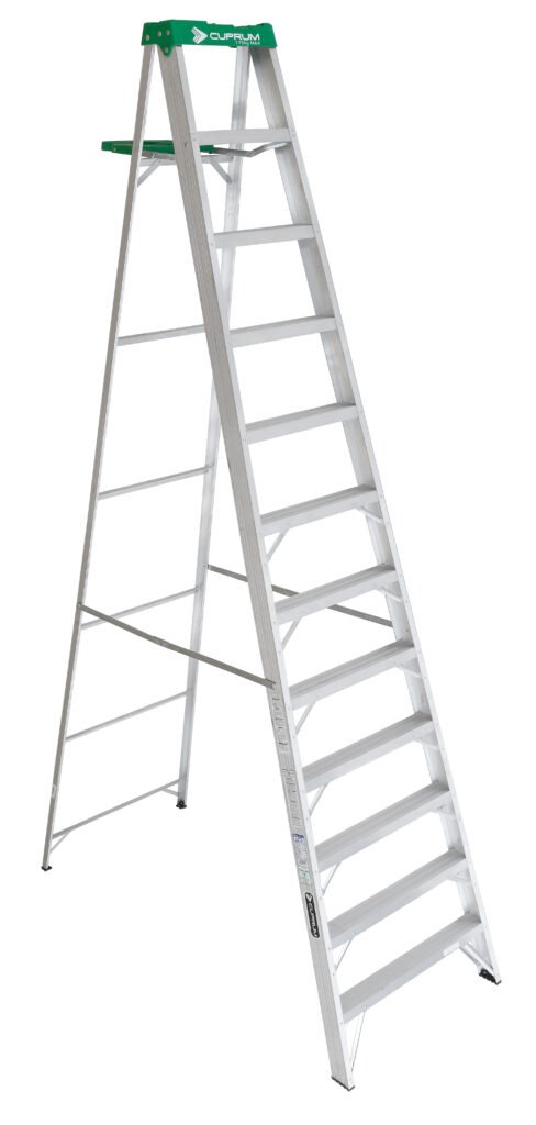 Escalera de tijera de aluminio C-2213-12