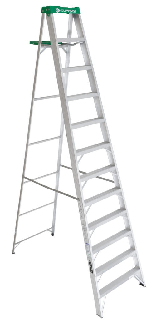 Escalera de tijera de aluminio (C-2213-12) C-2280-12S