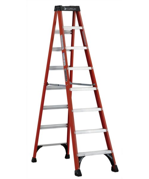 Escalera de tijera de fibra de vidrio C-3017-08N