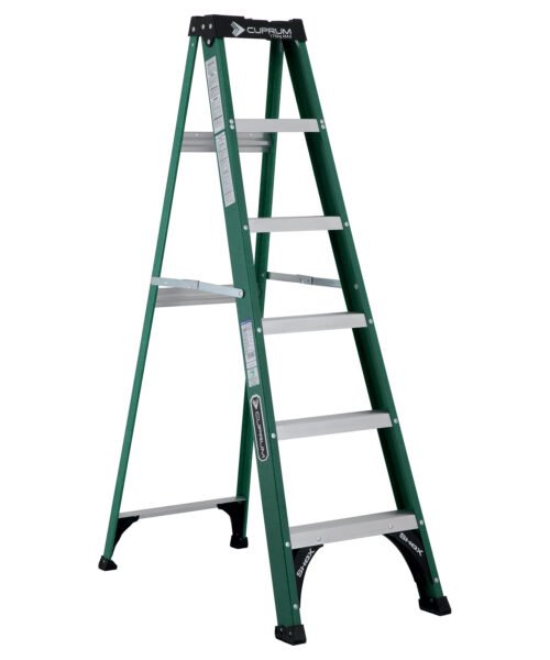 Escalera de tijera de fibra de vidrio C-3217-06