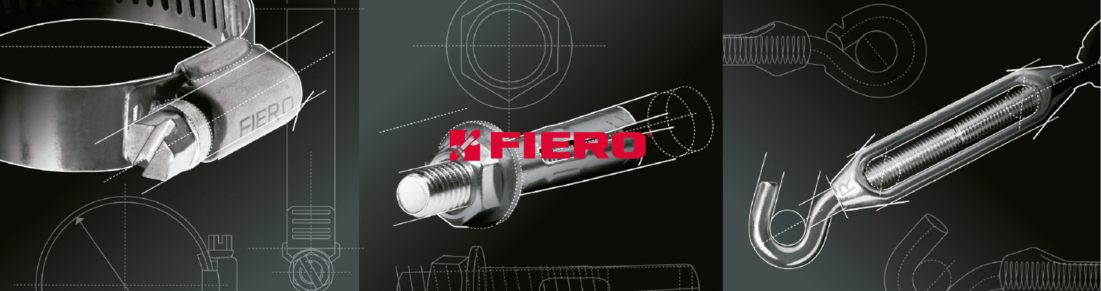 43956 - Tensor forjado 3/4' quijada - quijada, galvanizado, FIERO