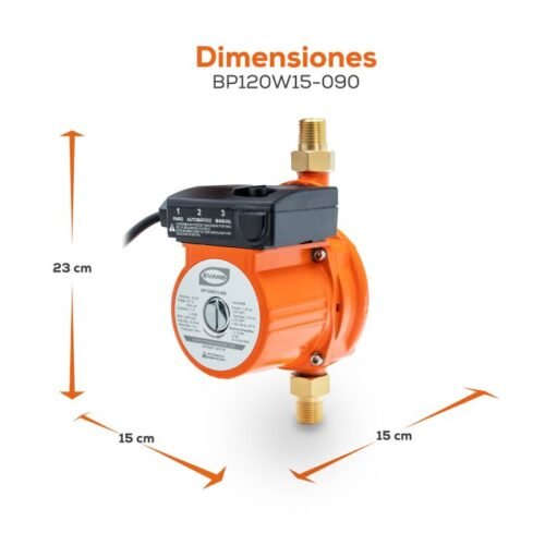 Bomba Presurizadora 2 servicios 120w 1/6 HP Evans