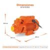 Bomba Periferica 1/2 HP Evans