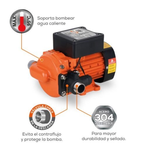 BP200W-A-2 Bomba Presurizadora 2 Servicios 200w Automatica Con Controlador Inteligente Evans