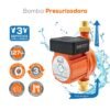 BP300W15_120_2 Bomba Presurizadora 3 servicios 240w 1/3 HP Evans