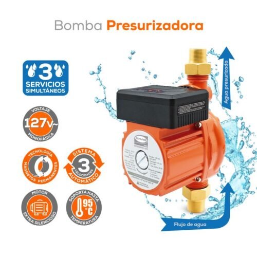 BP300W15_120_2 Bomba Presurizadora 3 servicios 240w 1/3 HP Evans