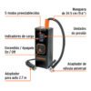 104020 - Inflador de aire inalámbrico portátil 150 PSI, TRUPER