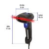 PDV-12L+FC2 44195 - Lector de código de barras 2D, alámbrico, USB, VOLTECK