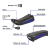 44197 - Lector de código de barras 2D, bluetooth, VOLTECK