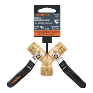 104200 - Conector 'Y' 3/4' cuerpo robusto con tuerca móvil p/manguera