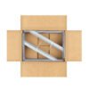43939 - Ménsula de acero reforzado galvanizada 8 x 12", FIERO