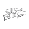 MER-16A+A1 43941 - Ménsula de acero reforzado galvanizada 13 x 20', FIERO