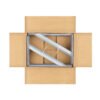 MER-16A+E1 43941 - Ménsula de acero reforzado galvanizada 13 x 20', FIERO