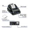 43944 - Impresora de tickets 58mm, USB, corte manual, VOLTECK