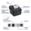43946 - Impresora de tickets 80mm, USB, autocorte