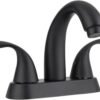 Mezcladora de 4" para lavabo negro mate - 11CL.2