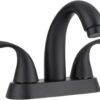 Mezcladora de 4" para lavabo negro mate - 11CL.2