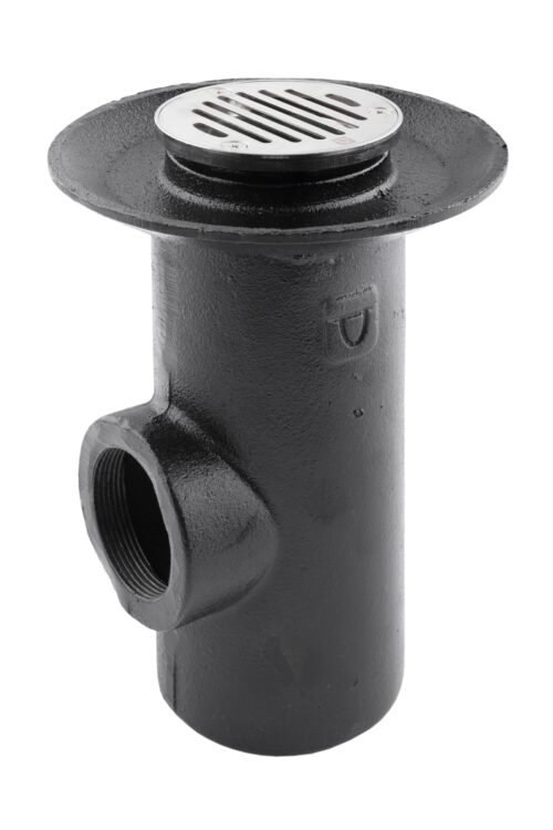 Coladera larga una boca rejilla redonda - 124L