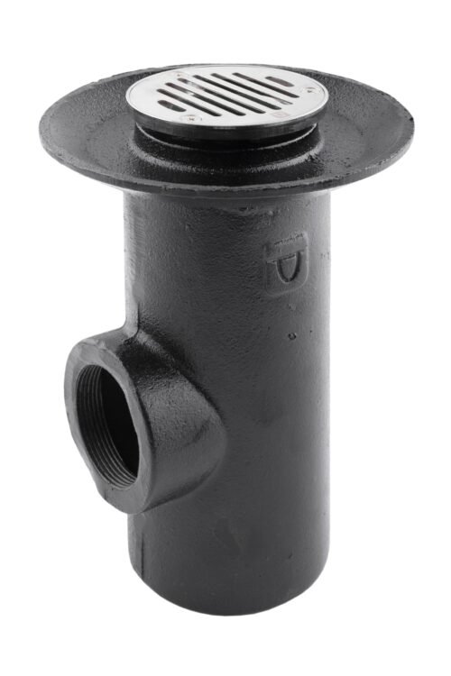 Coladera larga una boca rejilla redonda - 124L