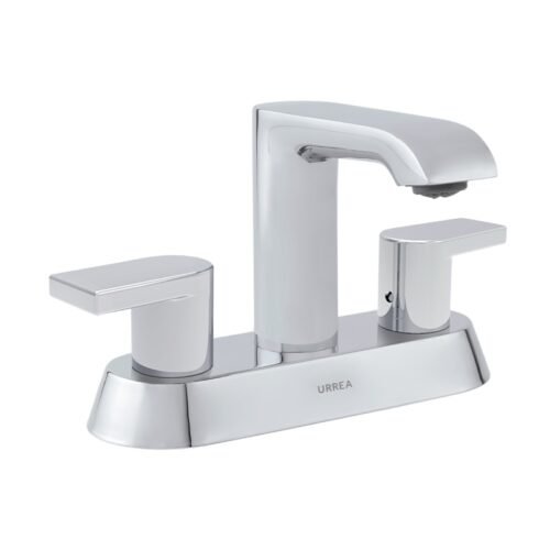 Mezcladora de 4" para lavabo con manerales de palanca - 12CL
