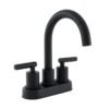 Mezcladora de 4" para lavabo negro mate - 14CL.2
