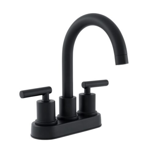 Mezcladora de 4" para lavabo negro mate - 14CL.2