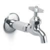 18L Llave individual de maneral plano, con niple y chapetón - 18L