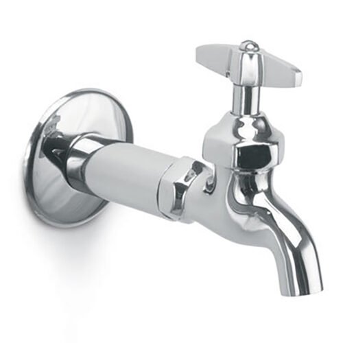 18L Llave individual de maneral plano, con niple y chapetón - 18L