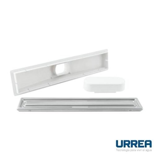 Coladera rectangular con rejilla de acero inoxidable - 194RETC