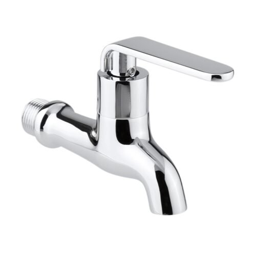 Llave de chorro cromada, con diseño de palanca - 19DP