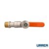 Llave de esfera niquelada con adaptador - 19ED.13