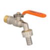 Llave de esfera niquelada con adaptador - 19ED.13