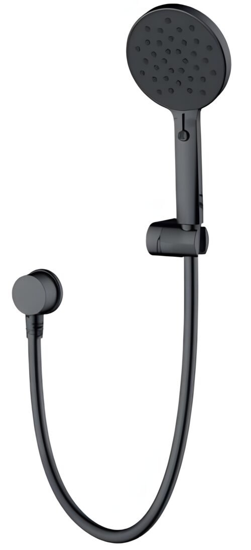 Regadera de teléfono con cambio de flujo Negro Mate - 2024.2