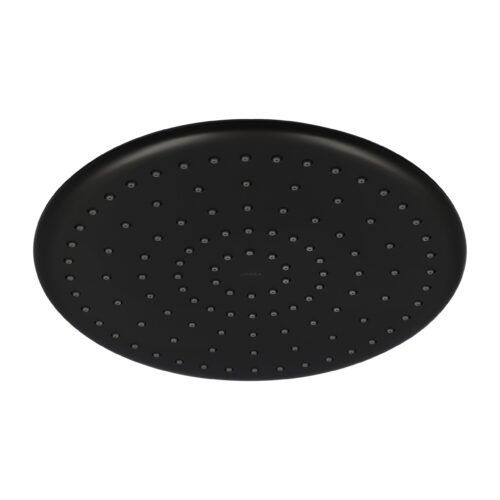 2212.2 Regadera de plato redonda de 26cm Negro Mate - 2212.2