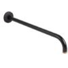 Brazo de regadera redondo a pared Negro Mate - 2303.2