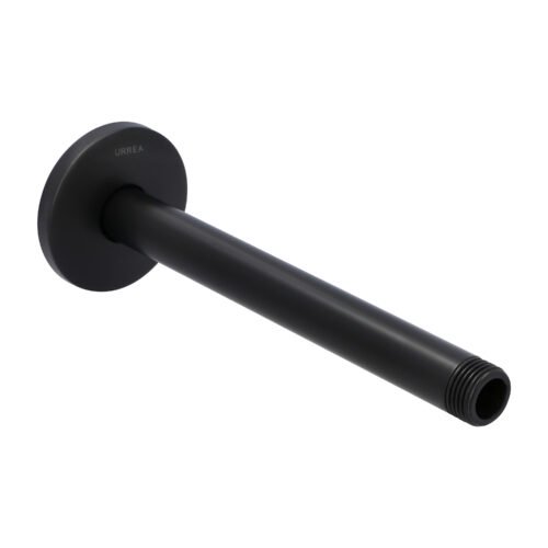 Brazo de regadera redondo a techo Negro Mate - 2307.2