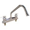 Mezcladora de 8" para cocina con cubierta y manerales LEBARÓN - 318LB