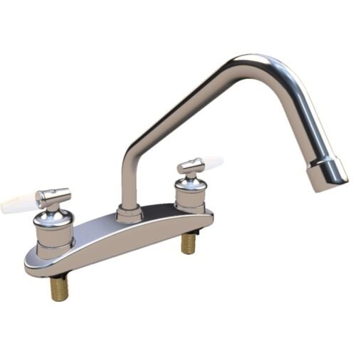 Mezcladora de 8" para cocina con cubierta y manerales LEBARÓN - 318LB